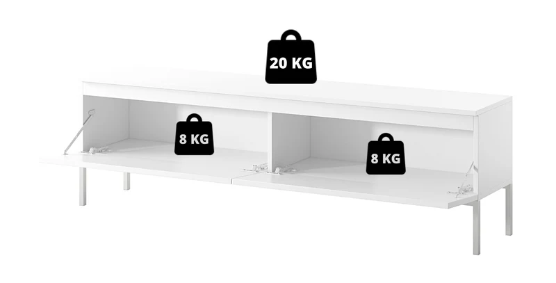 TV-Schrank Bemmi 150 cm Dunkelgrün