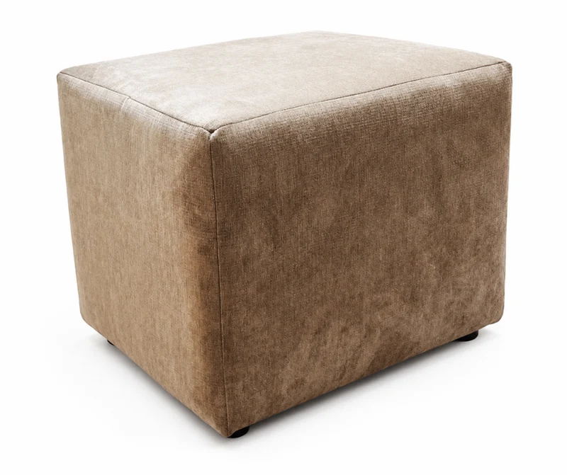 Pouf Würfel - Stoff Adore Liver