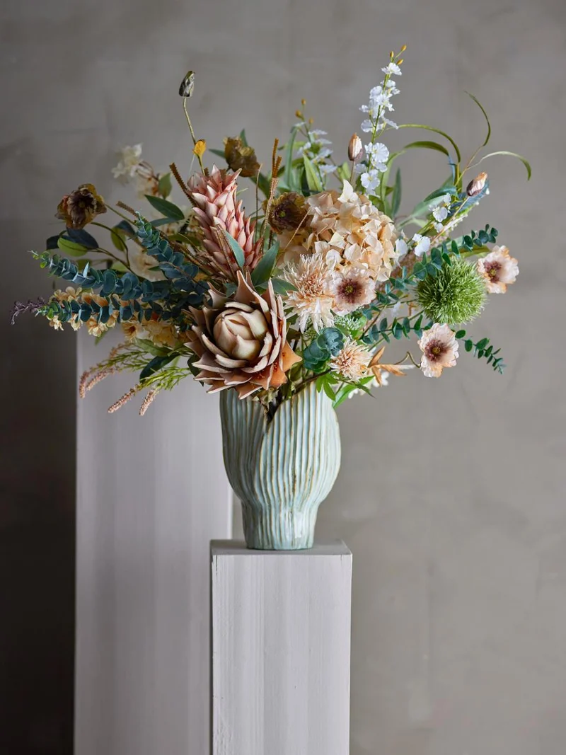 Kunstpflanze Eucalyptus Stem, Green, Artificial Flowers