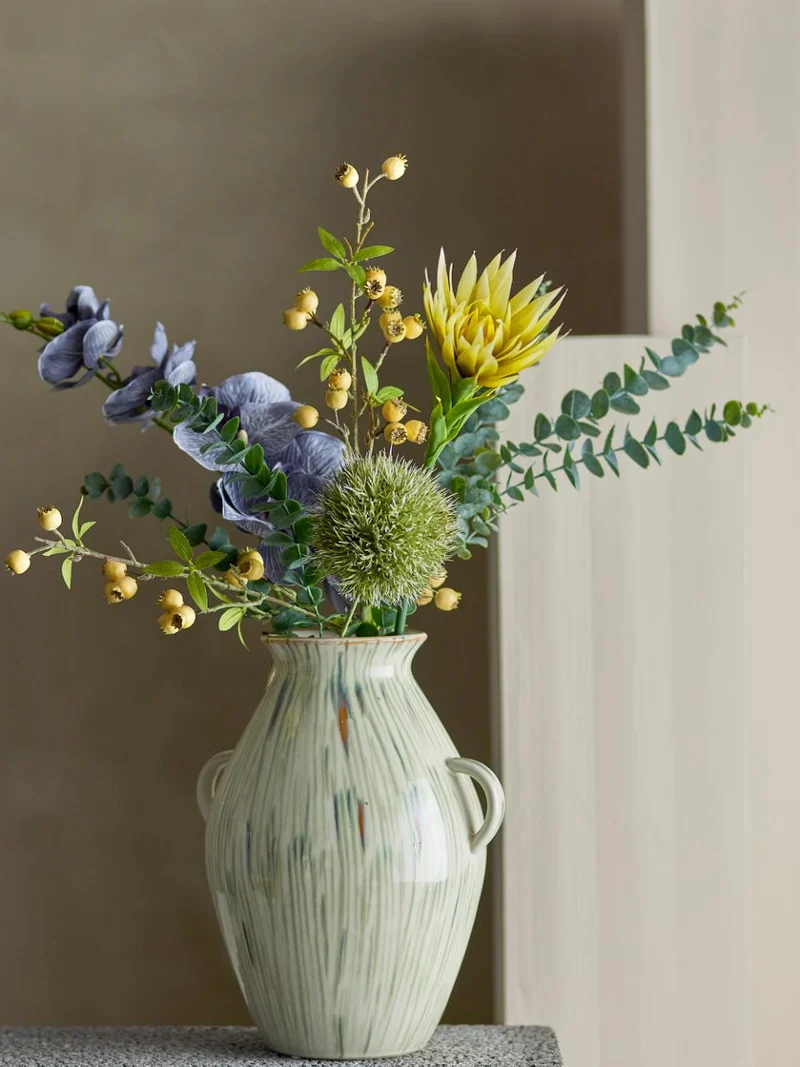 Kunstpflanze Eucalyptus Stem, Green, Artificial Flowers