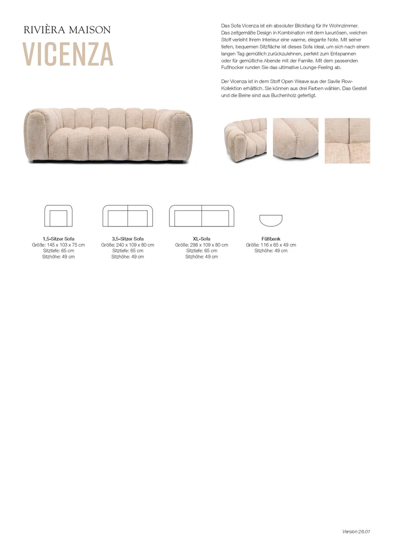 Sofa Vicenza