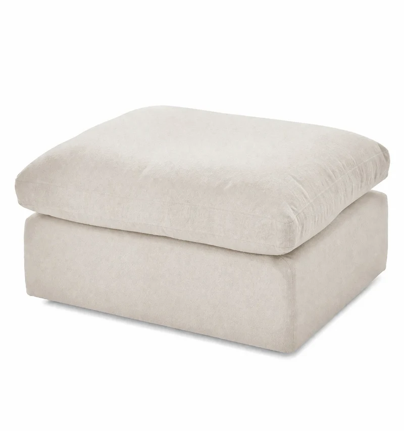 Lazy XL Hocker - Stoff Catch Me Off White