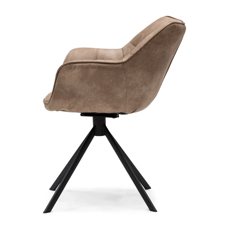 Stuhl Carnaby DAC Turn Leg Pel Camel