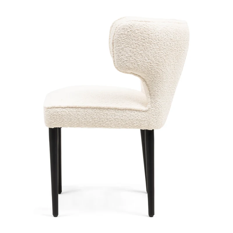 Stuhl Antibes DAC Metal Leg Ivory White