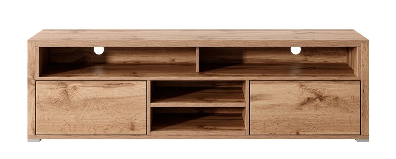 TV-Schrank Laksa Wotan-Eiche mit Beleuchtung