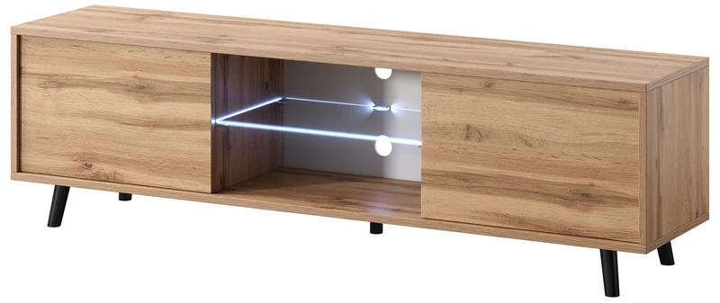 TV-Schrank Lefyr 140 cm Wotaneiche