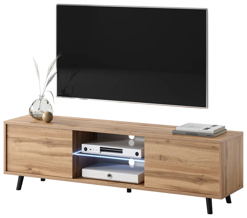 TV-Schrank Lefyr 140 cm Wotaneiche