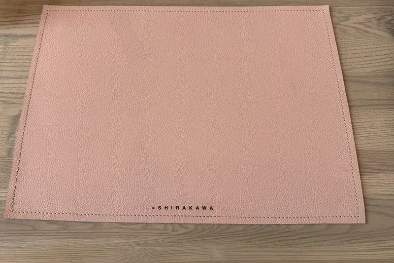 Tischset aus Leder