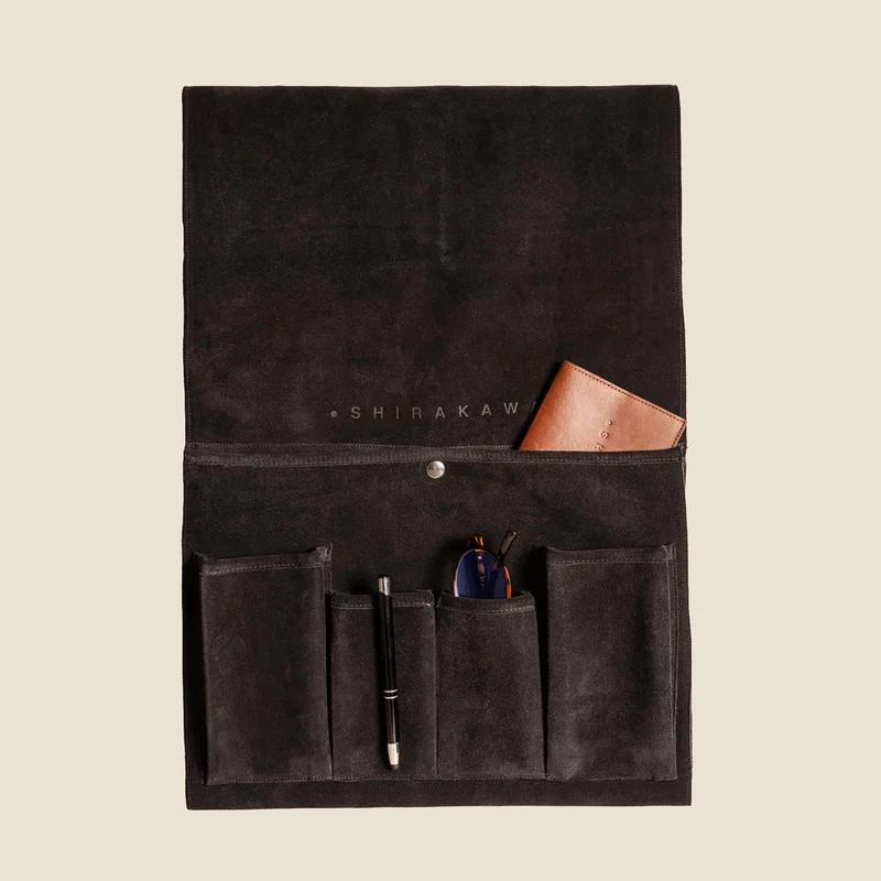 Fernbedienungs-Organizer aus Leder