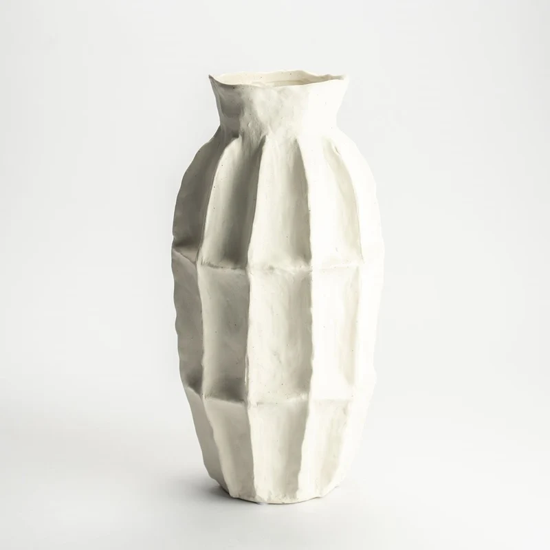 Vase Algarve, weiß
