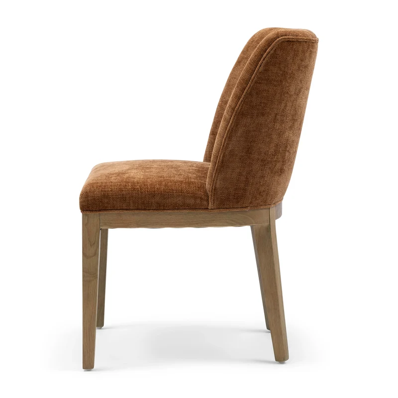 Riviera Maison Esszimmerstuhl Whistler – ohne Armlehnen Maroon Brown