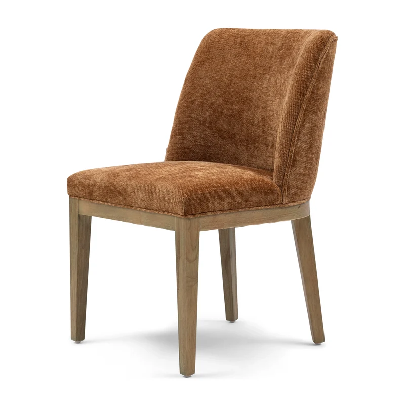 Riviera Maison Esszimmerstuhl Whistler – ohne Armlehnen Maroon Brown