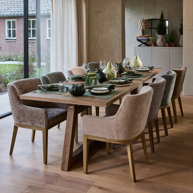 Riviera Maison Esszimmerstuhl Whistler – Armlehnenstuhl DAC Italian Olive