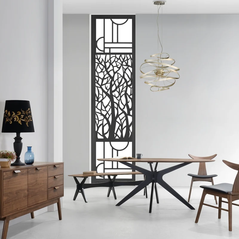 Ovaler Tisch Odilio 180x110 cm Nussbaum