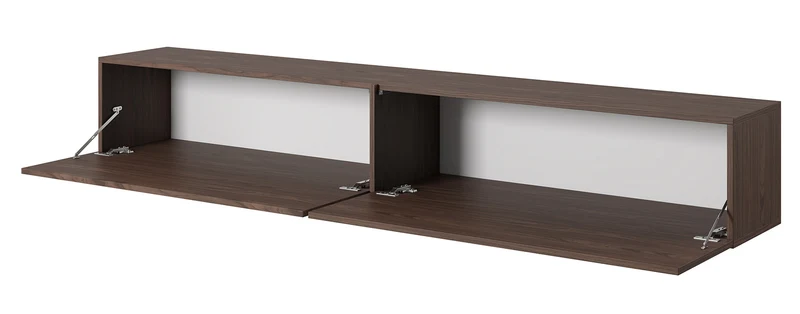 TV-Schrank Bisira 200 cm Nussbaum