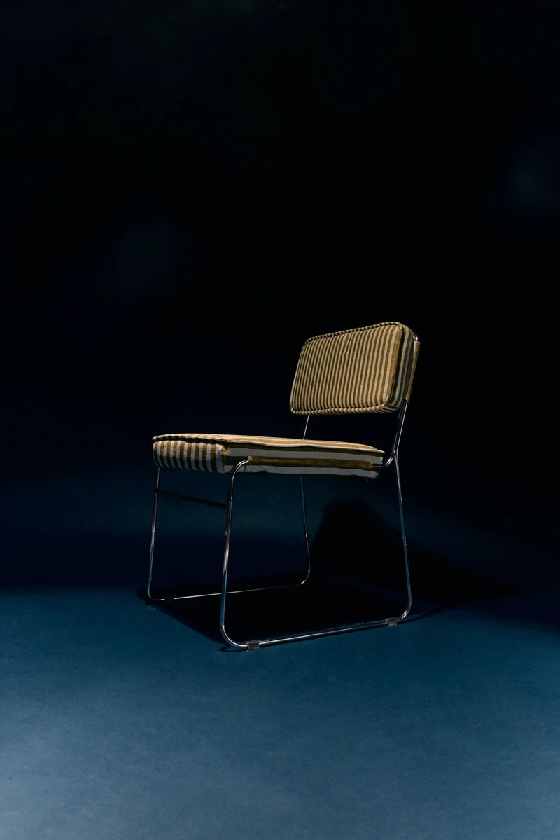 Endless dining chair: stripe, sunflower