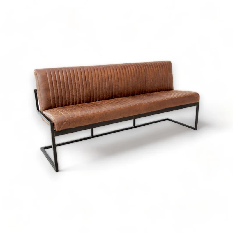 Cayman - Bank - Mikrofaser Hellbraun | 155 cm