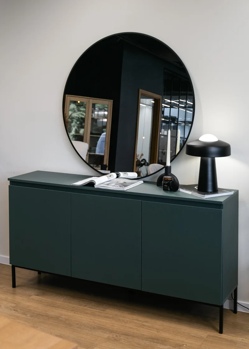 Drehtürenschrank Bemmi 150 cm Dunkelgrün