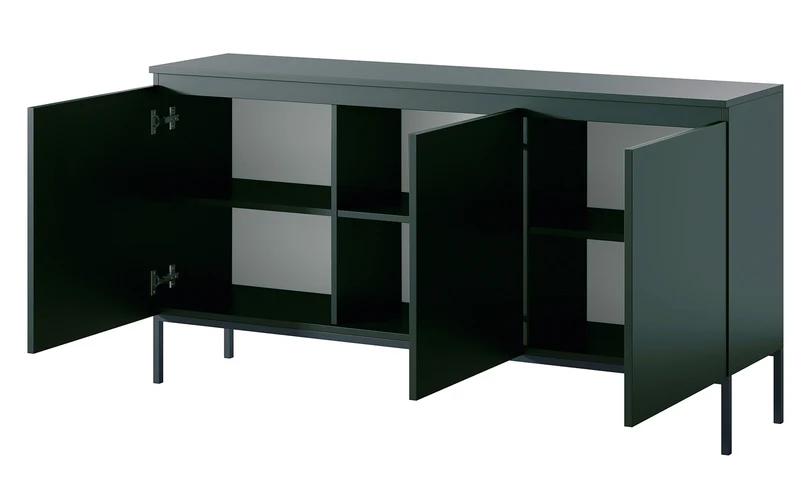 Drehtürenschrank Bemmi 150 cm Dunkelgrün