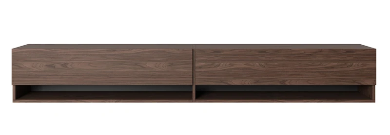 TV-Schrank Mirrgo 200 cm Nussbaum