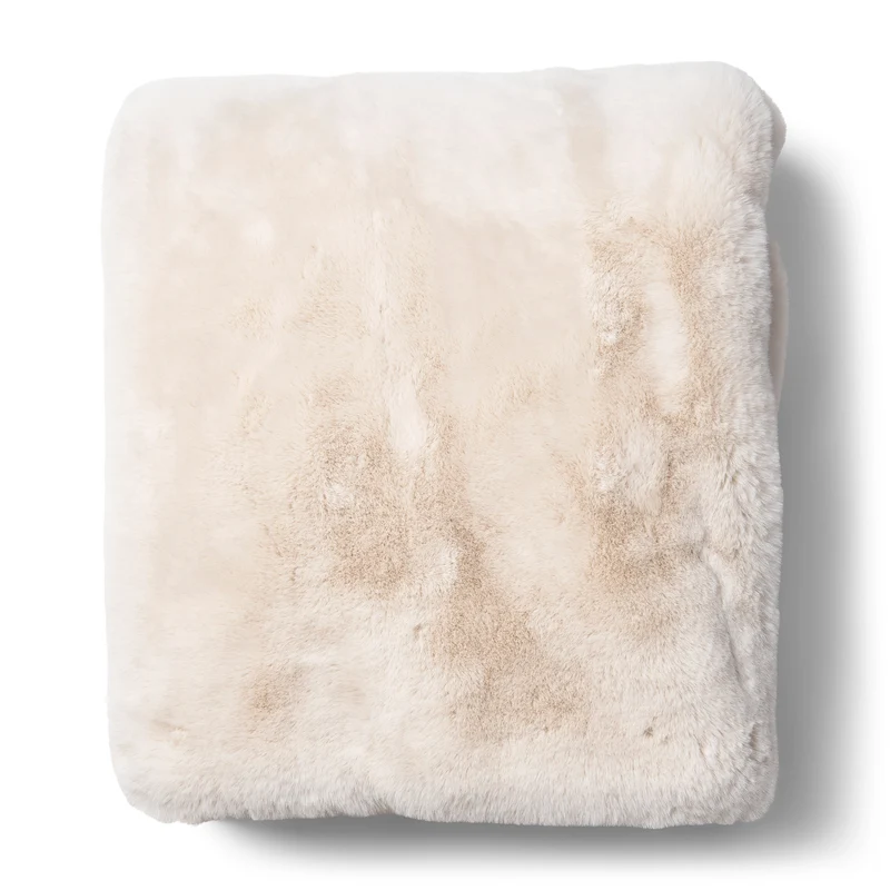 Heather Faux Fur Throw 180x130cm