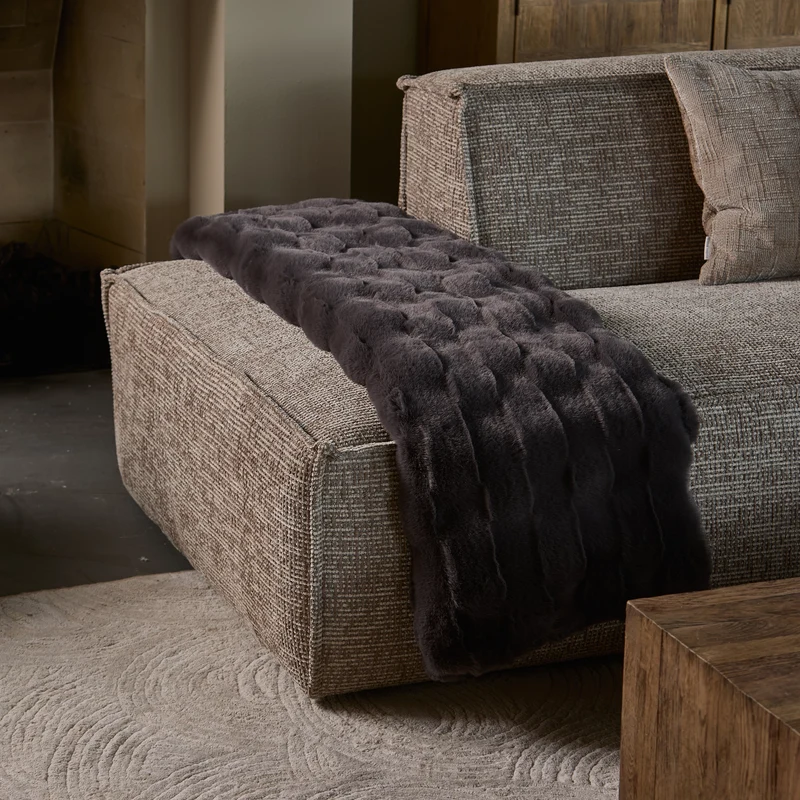 Elias Faux Fur Throw 180x130cm