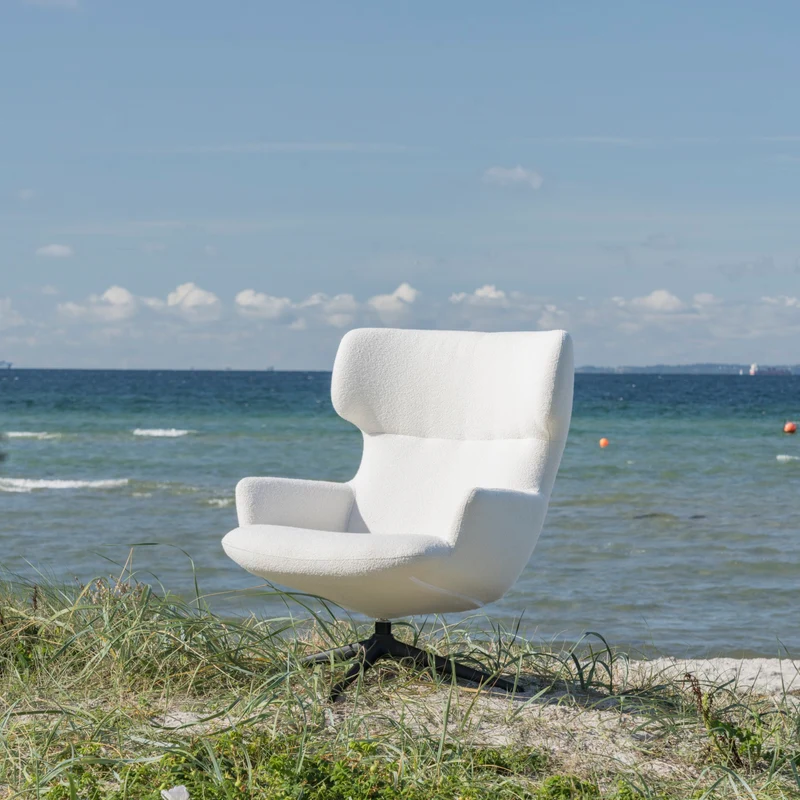 Nora - Sessel - Stoff Alpine | Gestell Donati Schwarz
