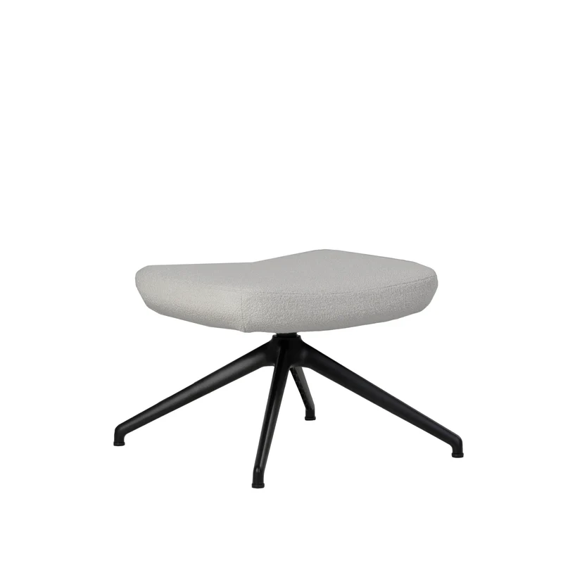 Nora - Hocker - Stoff Alpine | Gestell Donati Schwarz