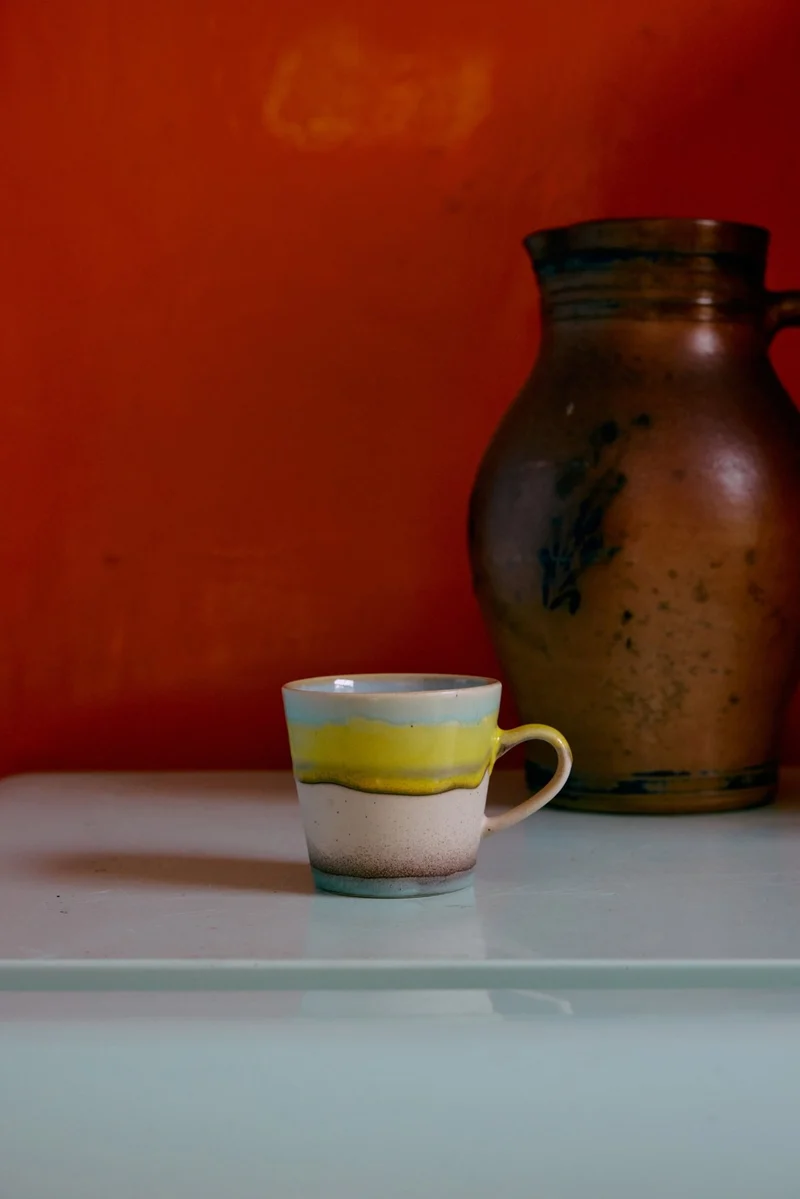 70's Ceramics: Americano Tasse, Glint