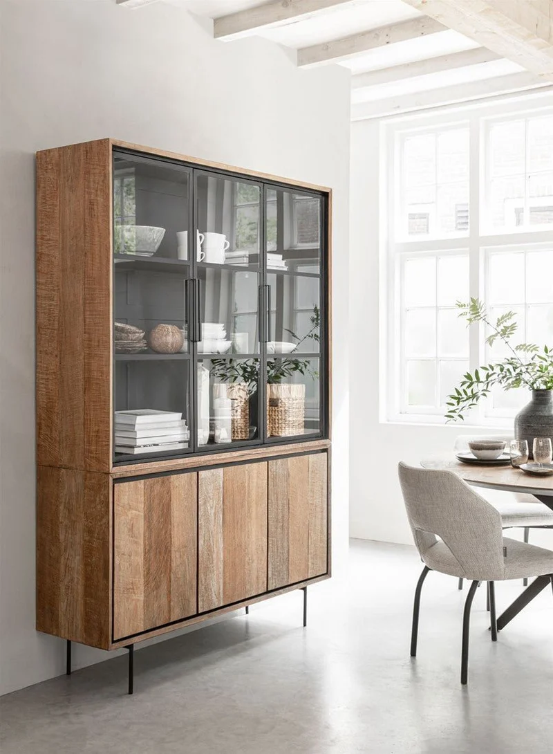 Metropole Vitrinenschrank medium