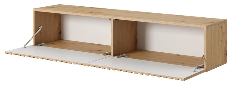 TV-Schrank Telire 138,6 cm Artisan Eiche Lamellen