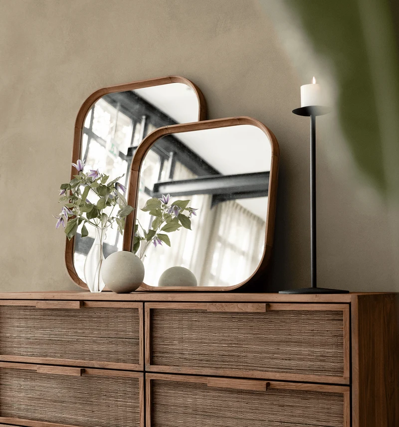 Spiegel Opral 60x60cm