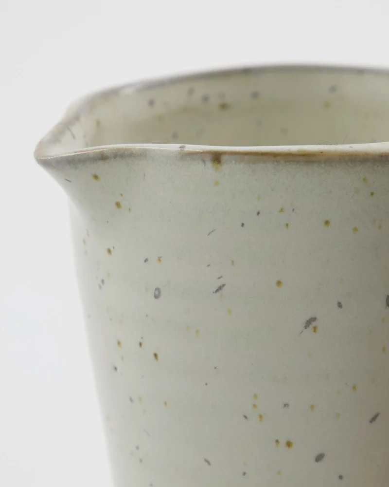 Milch- und Zuckerset Pion, Grau/weiß