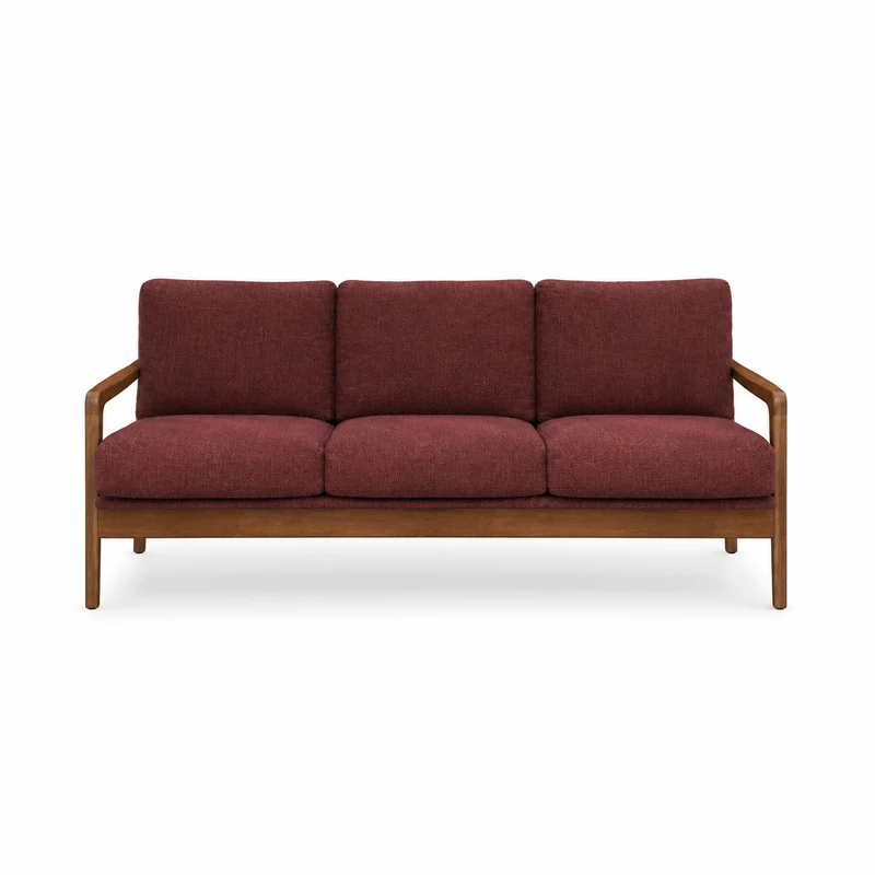 Rico 3 Sitzer - Stoff Silent Bordeaux | Outlet