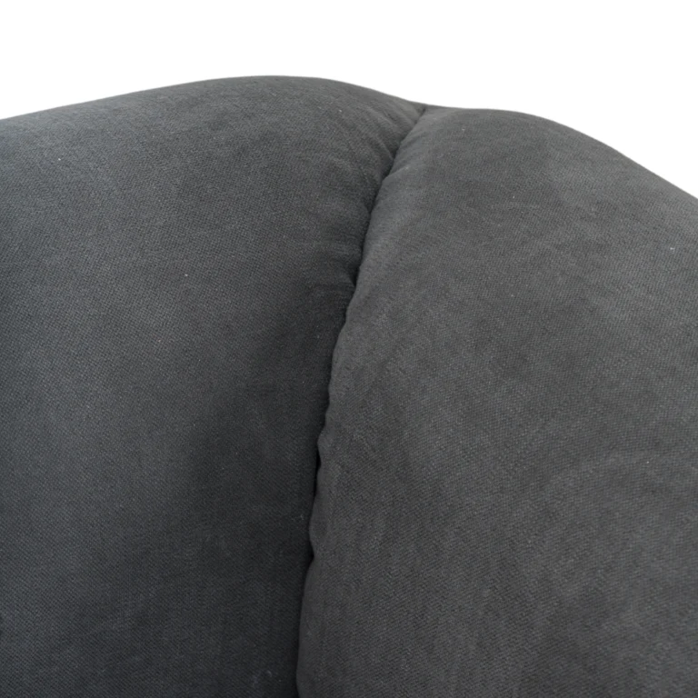 Luna Modulsofa - 1,5 Sitzer mit XXL Chaiselongue Links - Stoff Shadow