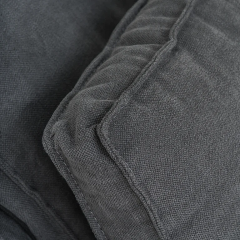 Luna Modulsofa - 1,5 Sitzer mit XXL Chaiselongue Links - Stoff Shadow