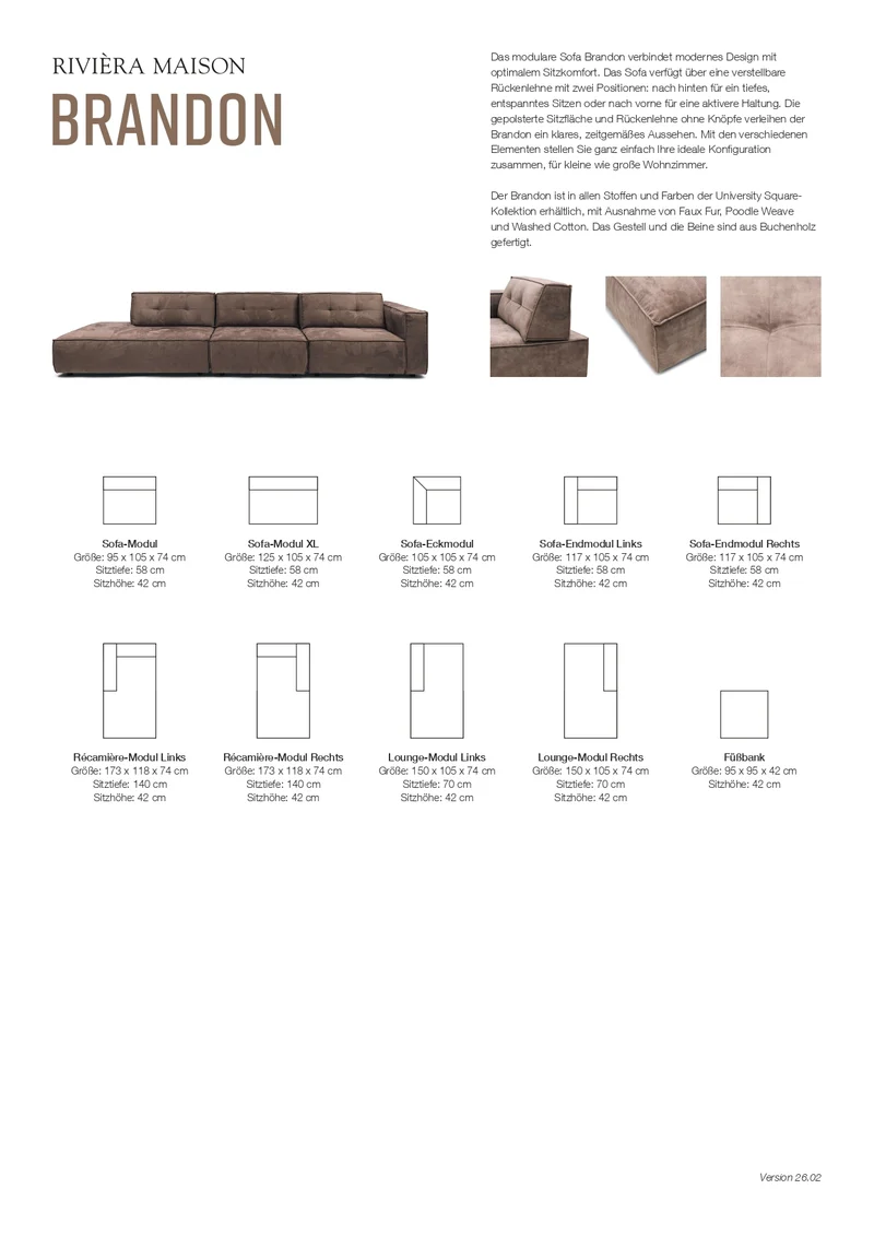 Sofa Brandon