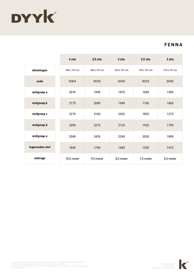 Sofa Fenna