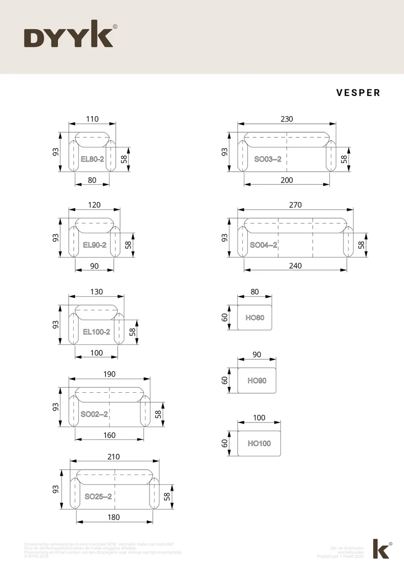 Sofa Vesper
