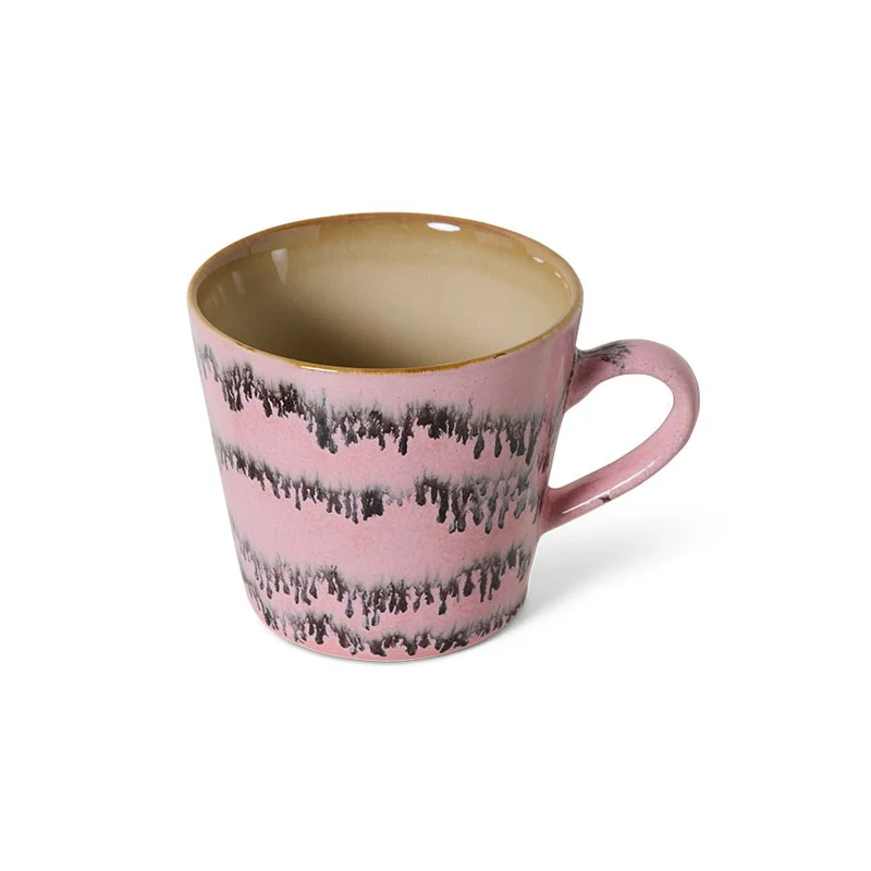 70's Ceramics: Cappuccino Tasse, Bubble