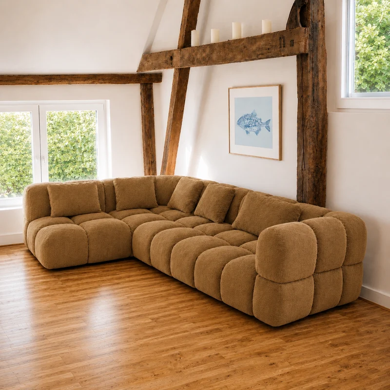 Prestige Modulsofa - Stoff Adore Liver