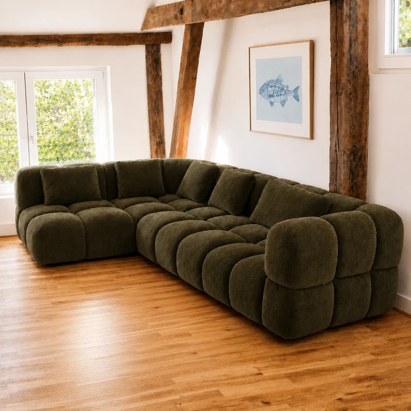 Prestige Modulsofa - Stoff Adore Moss