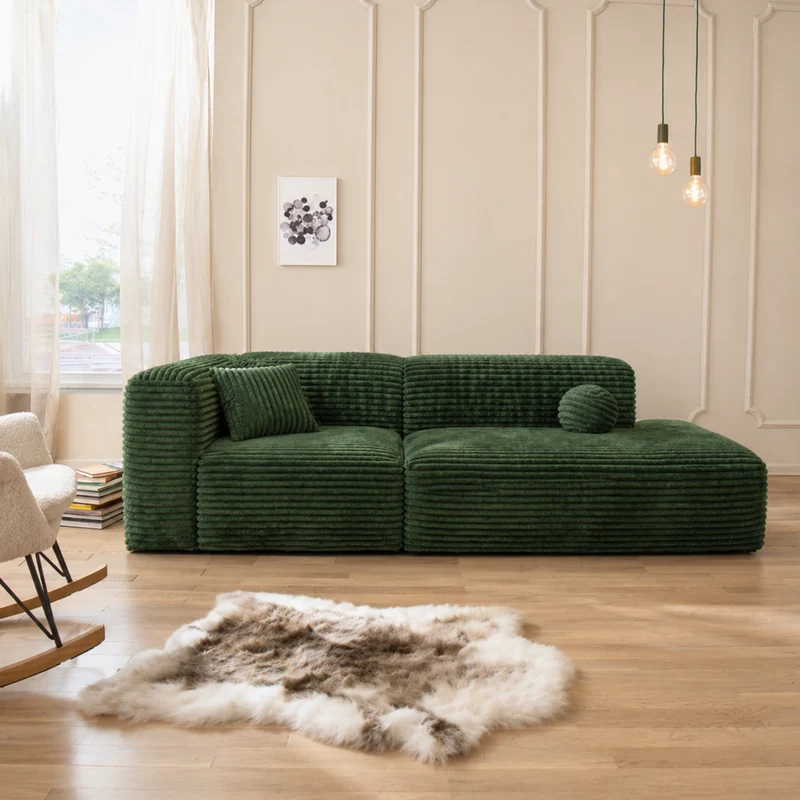 Moon Modulsofa - Mit OpenEnd - Stoff Mega Spurce