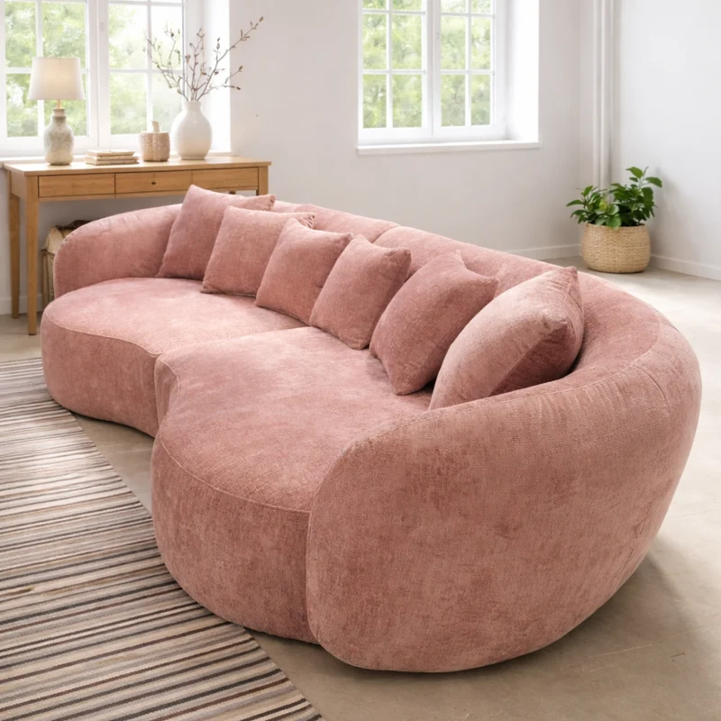 Bue Modulsofa - Stoff Perfect Harmony Altrosa