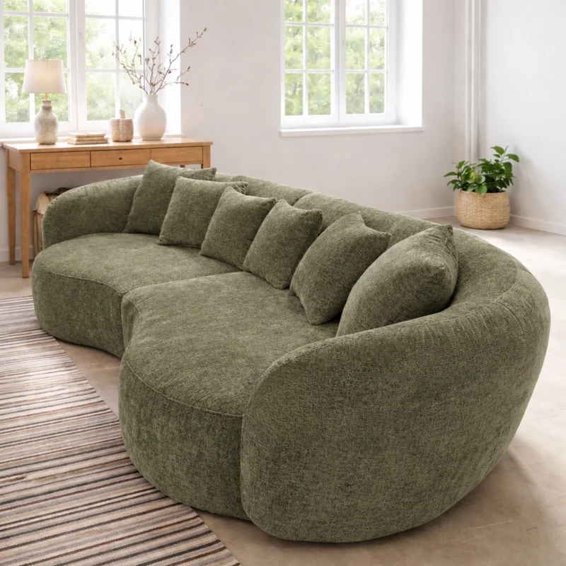 Bue Modulsofa - Stoff Perfect Harmony Moss