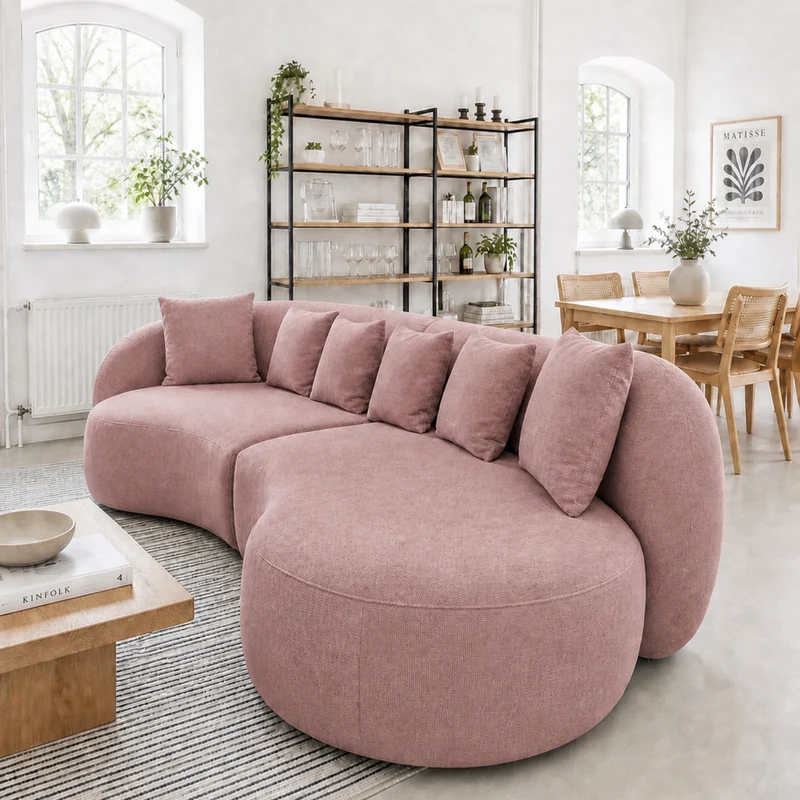 Bue Modulsofa - Stoff Shadow Blossom