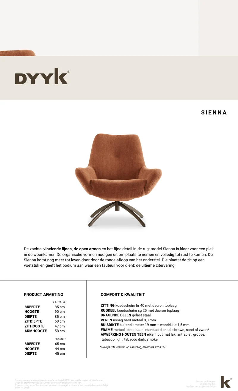 Sessel Sienna