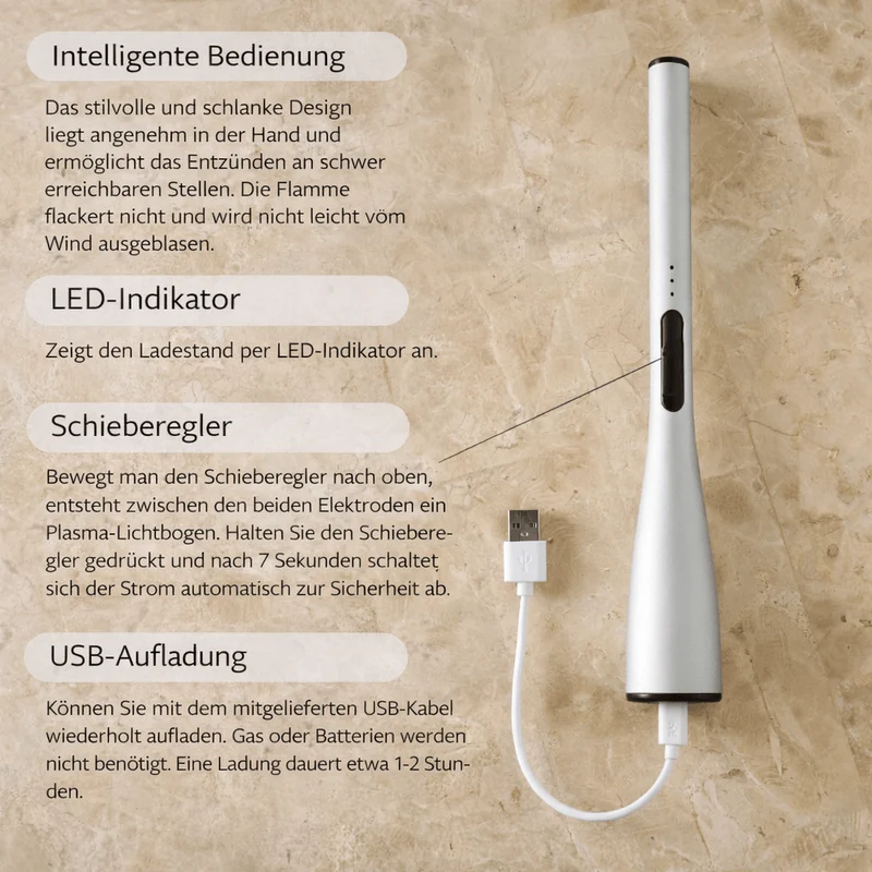 Elektrischer Kerzenanzünder - Candle Wand