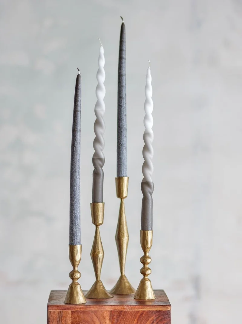 Stabkerzen Frost, Set von 4