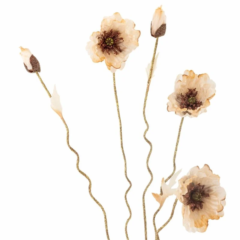 Mohnstiel, Natur, künstliche Blumen
